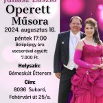 Haberle Erika és Juhász László Operett Műsora